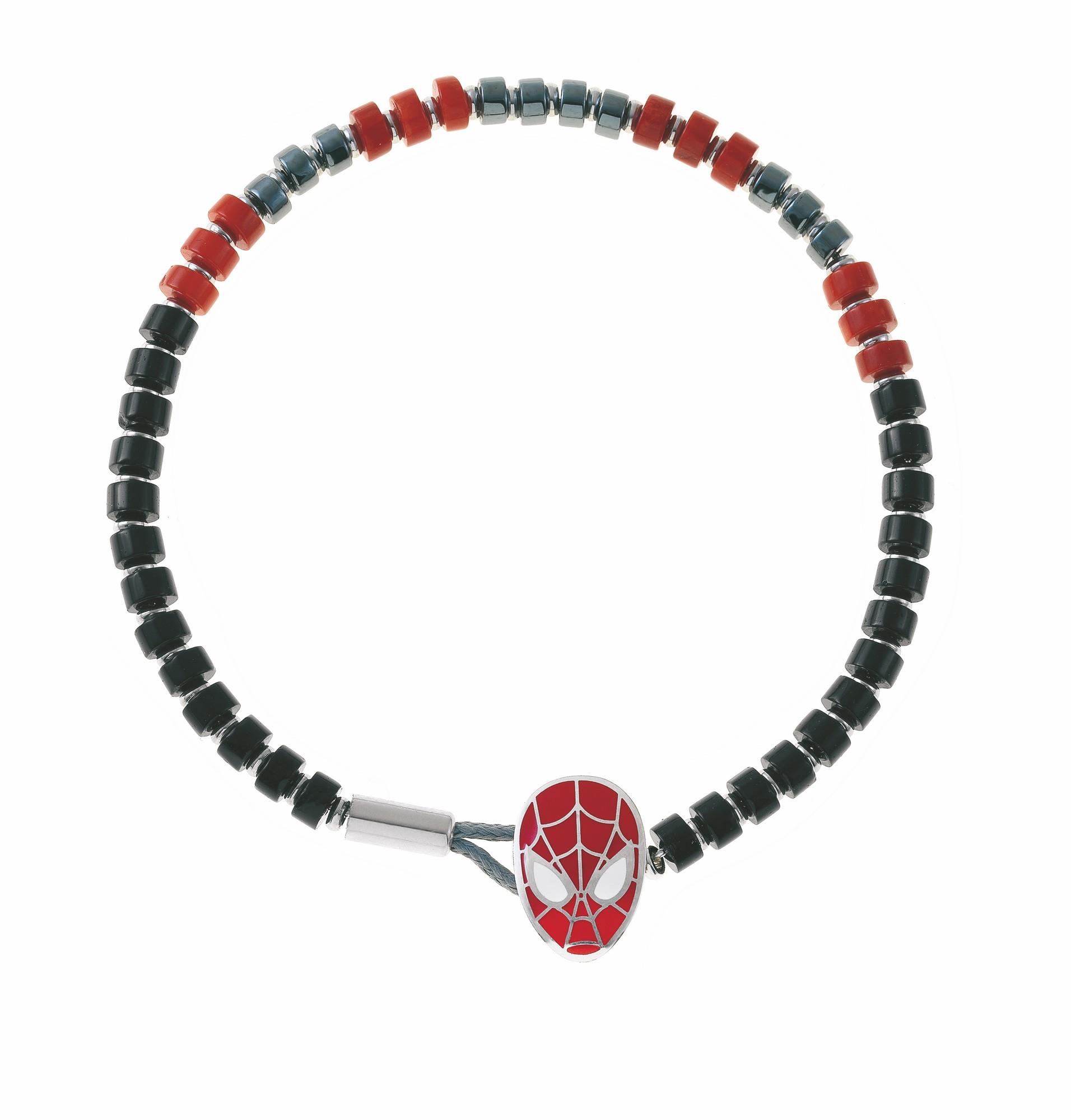 Disney Pánsky náramok Spider-Man Marvel s korálkami B600629QML-8.CS