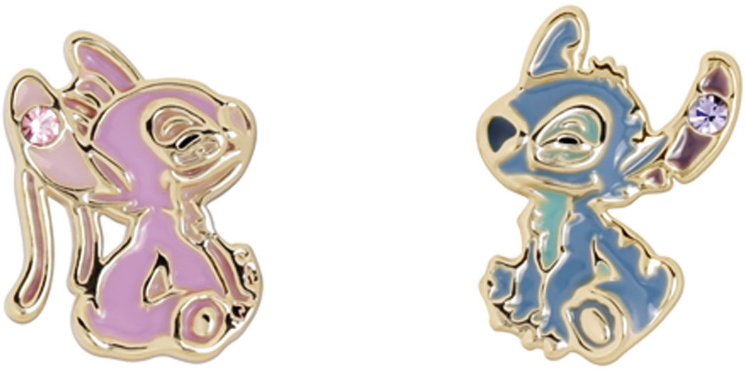 Disney Detské náušnice Stitch & Angel EF01504YRML.PH