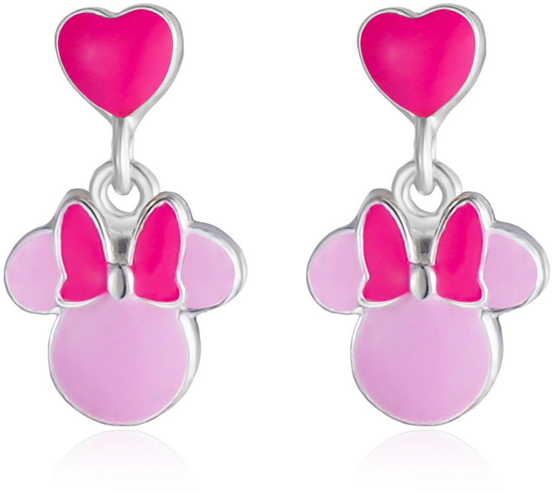 Disney Detské náušnice Mini Minnie strieborné ES00111SL.CS (Ag 925/1000, 0,98 g)