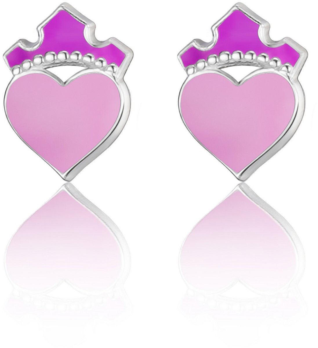 Disney Detské náušnice Mini Princess strieborné ES00106SL.CS (Ag 925/1000, 0,74 g)