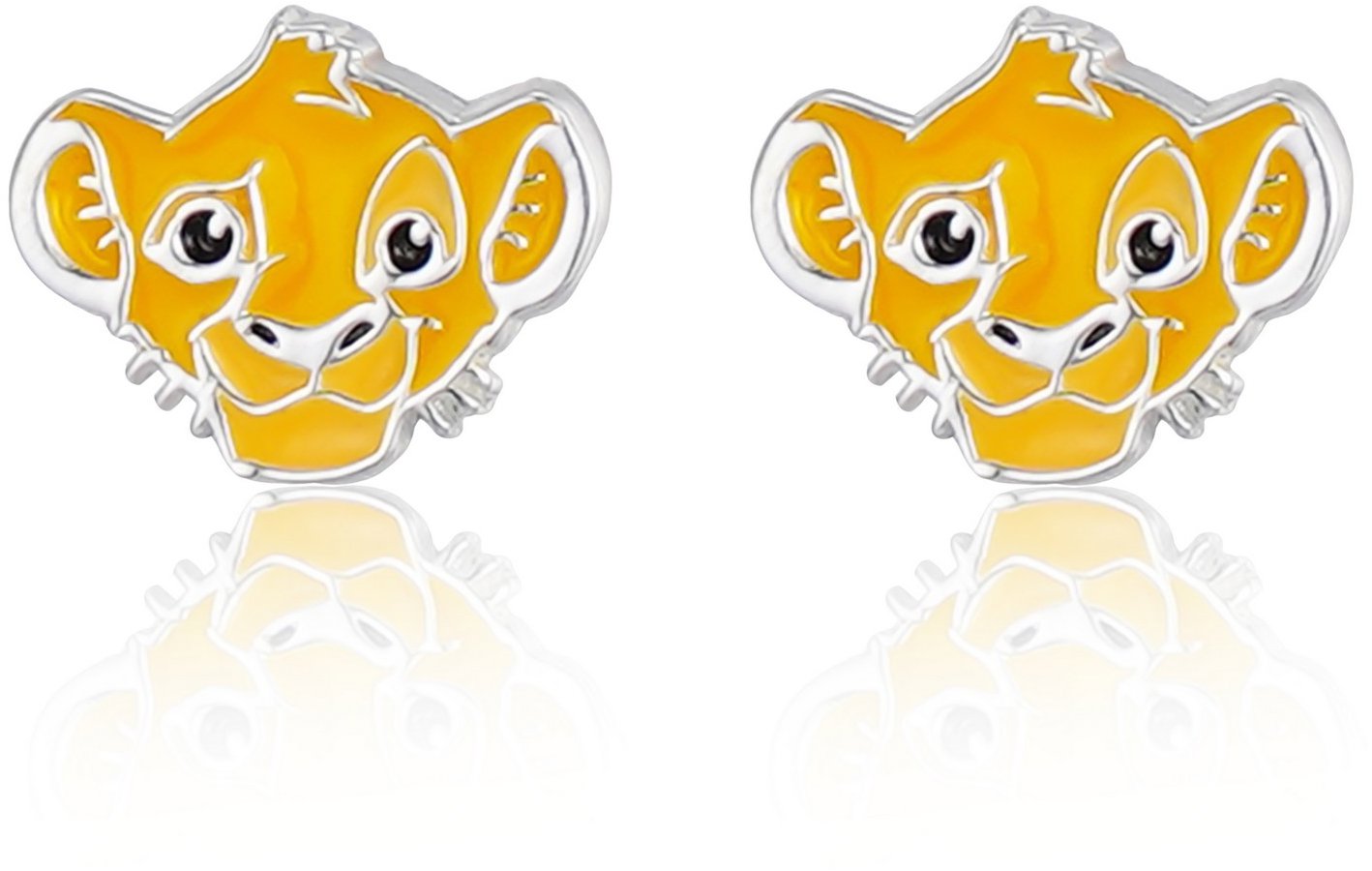 Disney Detské náušnice Mini Lion king strieborné ES00115SL.CS (Ag 925/1000, 0,83 g)