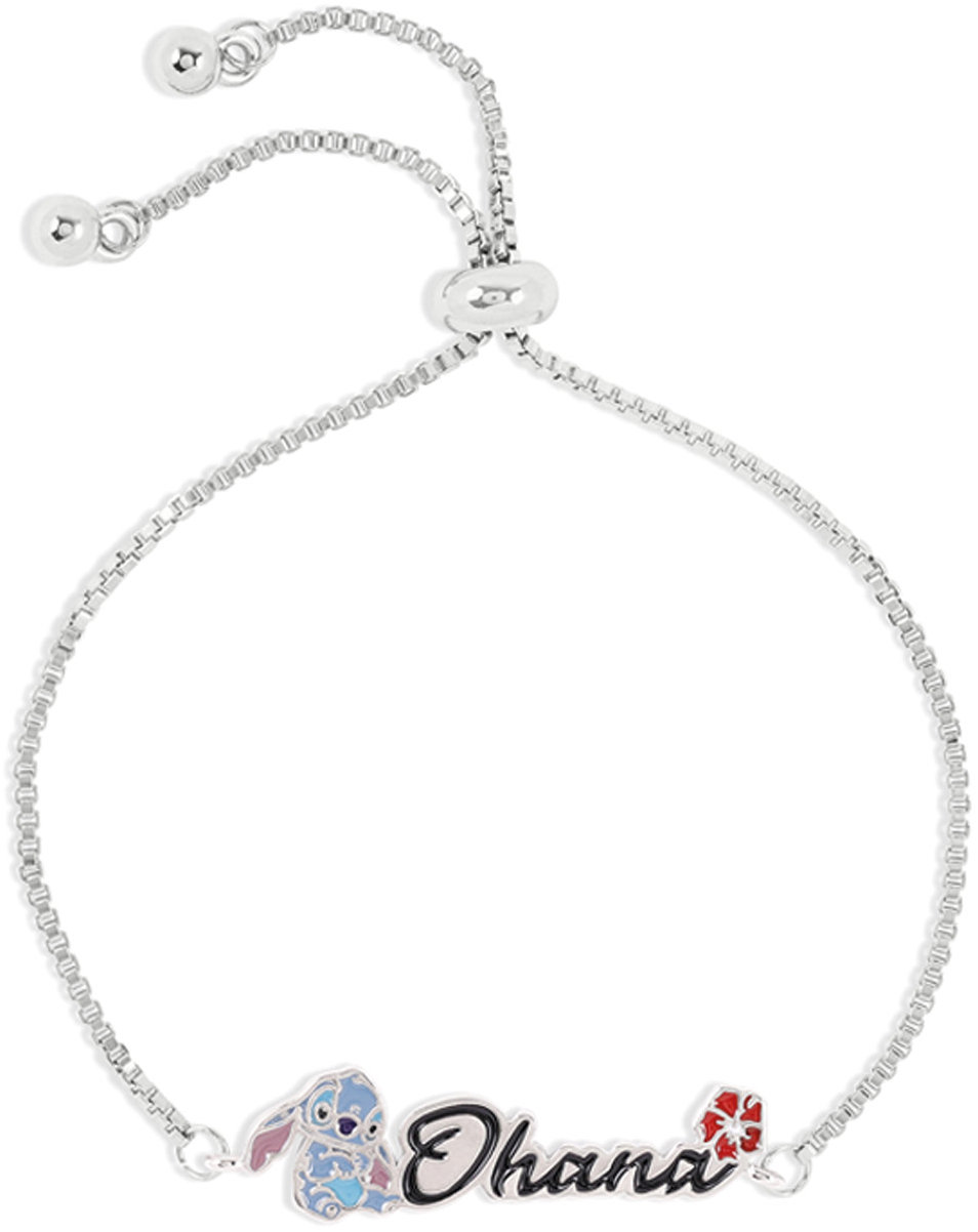 Disney detský náramok s príveskom Stitch a nápisom „Ohana“ BF00662RL.PA