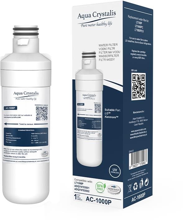 AQUA CRYSTALIS AC-1000P vodné filtre do chladničky LG