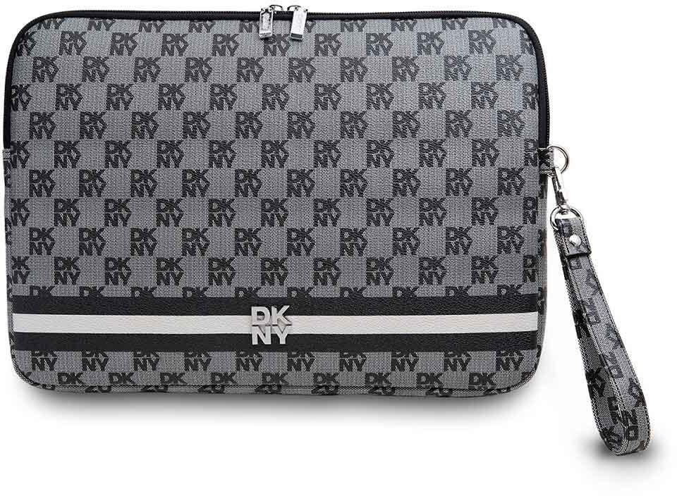 DKNY PU Leather Checkered Pattern and Stripe 13/14