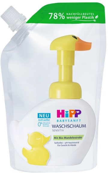 HiPP Babysanft - Pena na umývanie Kačica, náhradná náplň, 250 ml