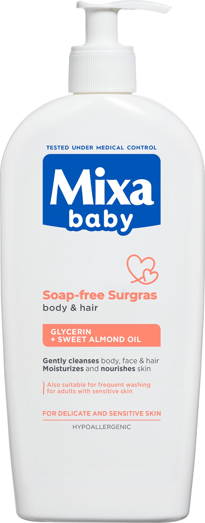 MIXA Baby Gél 2 v 1 400 ml