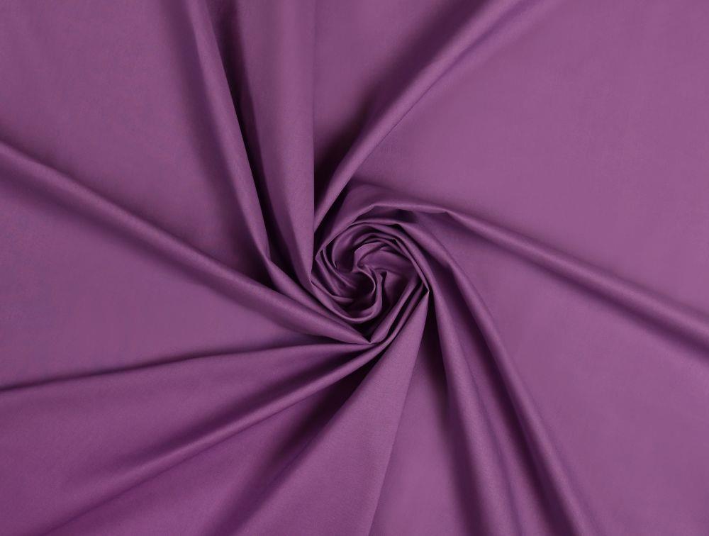 Kvalitex Bavlnené prestieradlo napínacie fialové 90 × 200 cm