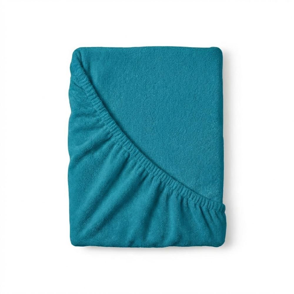 Kvalitex Froté prestieradlo tyrkysové 160 × 200 cm