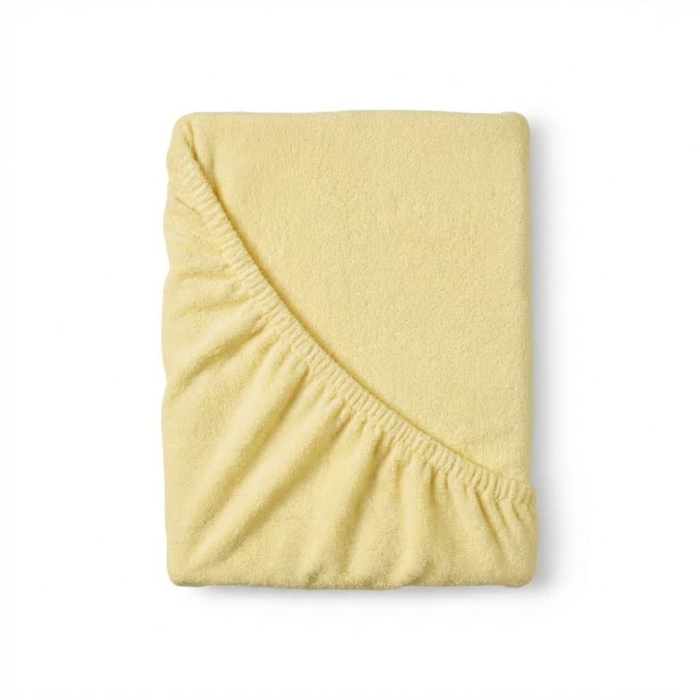 Kvalitex Froté prestieradlo smotanové 220 × 200 cm