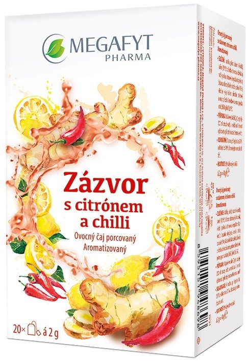 Megafyt Zázvor s citrónom & chilli 20× 2 g