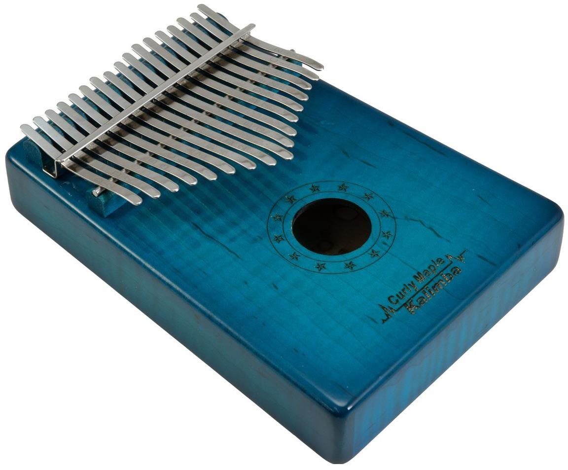Dimavery KL-6, kalimba, 17 C, modrá
