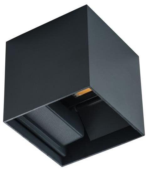 LED Vonkajšie nástenné svietidlo REKA LED/7 W/230 V IP54 čierne