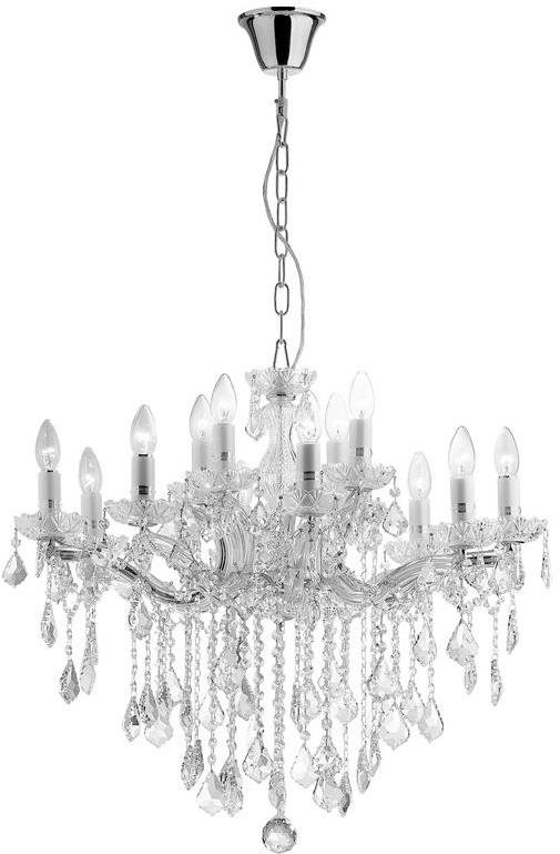 Ideal Lux – Krištáľový luster 12× E14/40 W/230 V