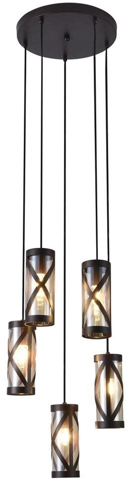 Rabalux – Luster na lanku OBERON 5× E14/40 W/230 V