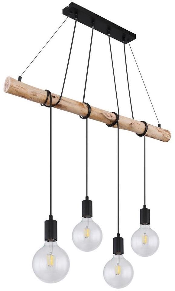 Globo – Luster na lanku 4× E27/60 W/230 V