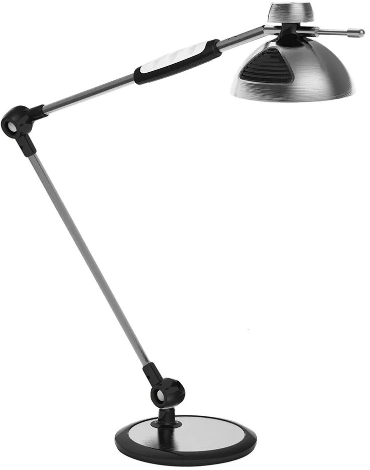 Luxera Prezent Amsterdam LED 3CCT, stolná stmievateľná dotyková flexibilná lampa, strieborná