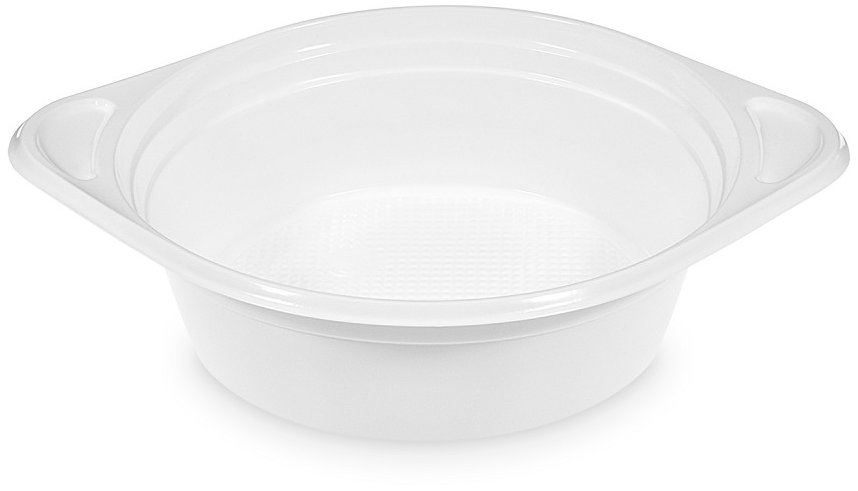 Wimex ECONOMY miska s uchami 500 ml, priemer 156 mm, biela – 100 ks