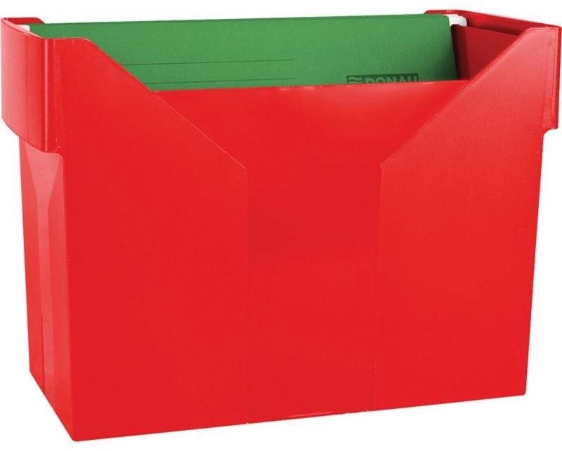 DONAU box A4 červený + dosky 5 ks