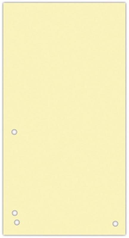 DONAU žltý, papierový, 1/3 A4, 235 × 105 mm – balenie 100 ks