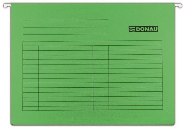 DONAU závesné A4, zelené – balenie 5 ks
