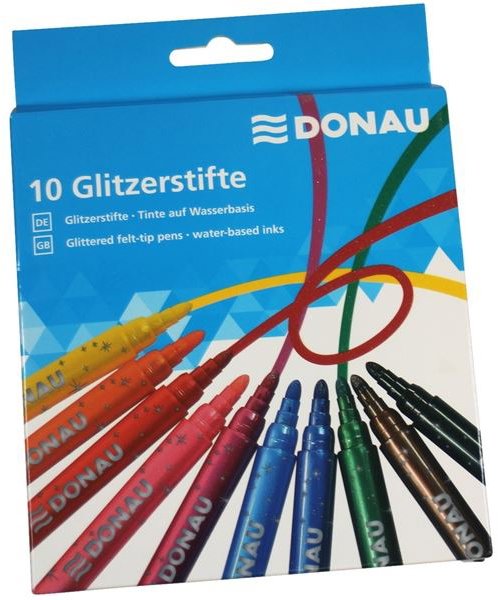 DONAU flitrové/trblietavé, 10 farieb