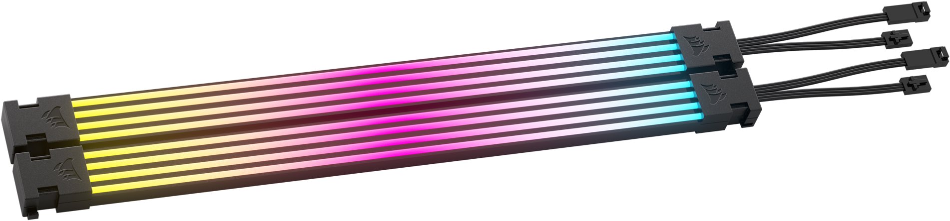 Corsair iCUE ARGB PSU Cable Strips – 2× 200 mm LED Strips