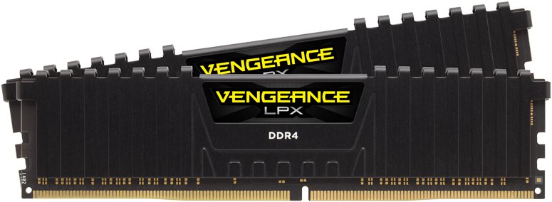 Corsair 16GB KIT DDR4 3200 MHz CL16 Vengeance LPX čierna