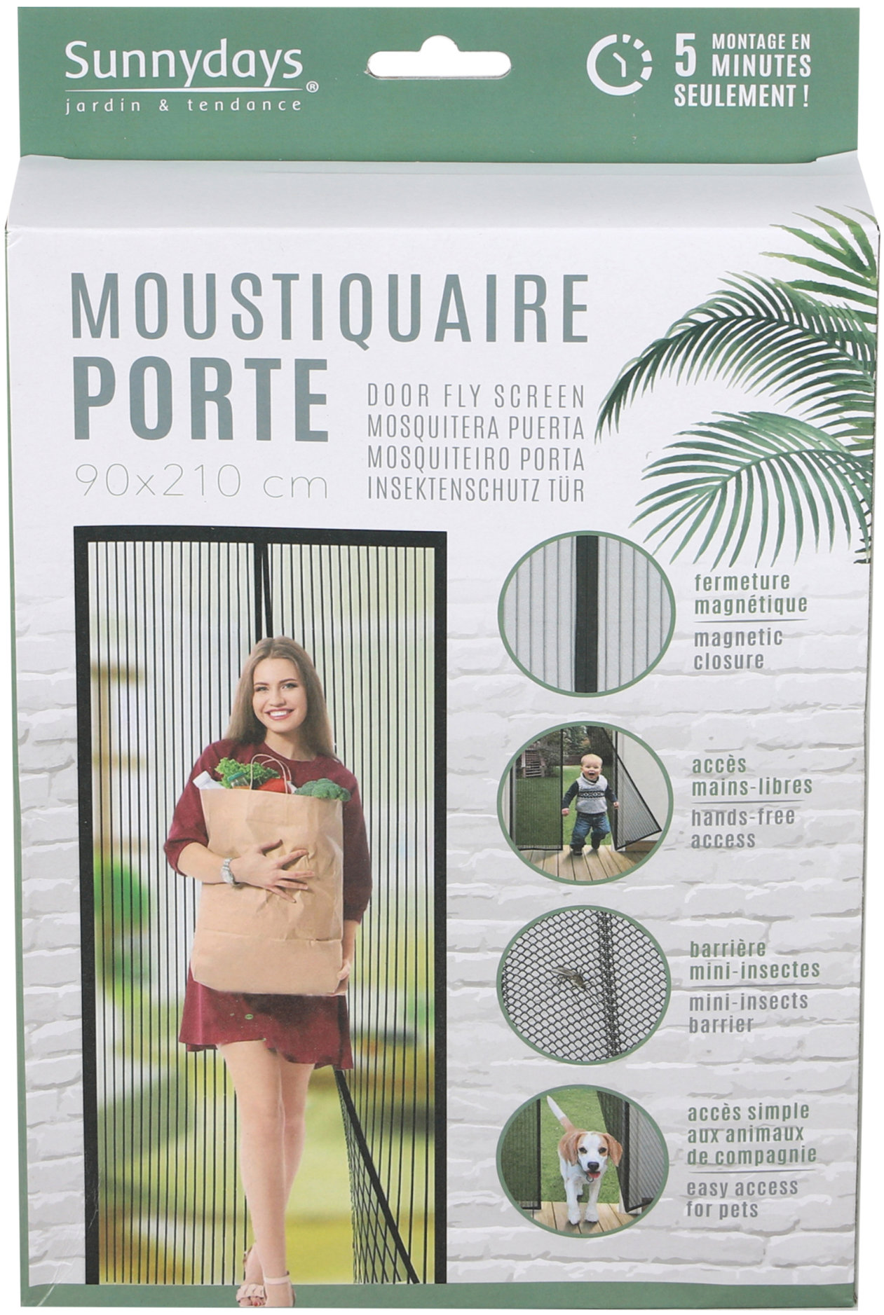 Dochtmann Magnetická siet proti hmyzu, moskytiéra 90 × 210 cm