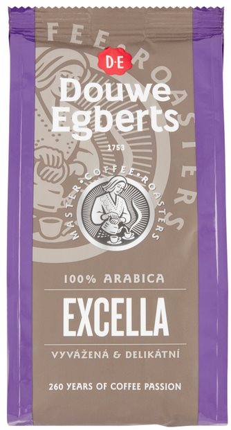 Douwe Egberts Excella, mletá káva, 200 g