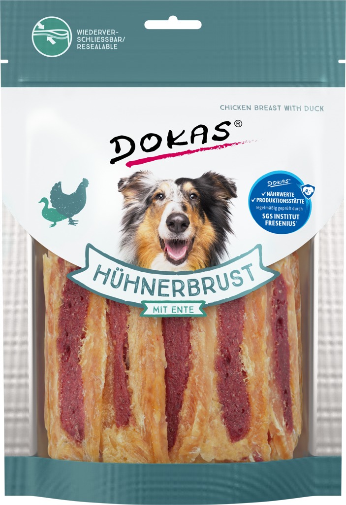 Dokas Kuracie prsia s kačacím mäsom 220 g