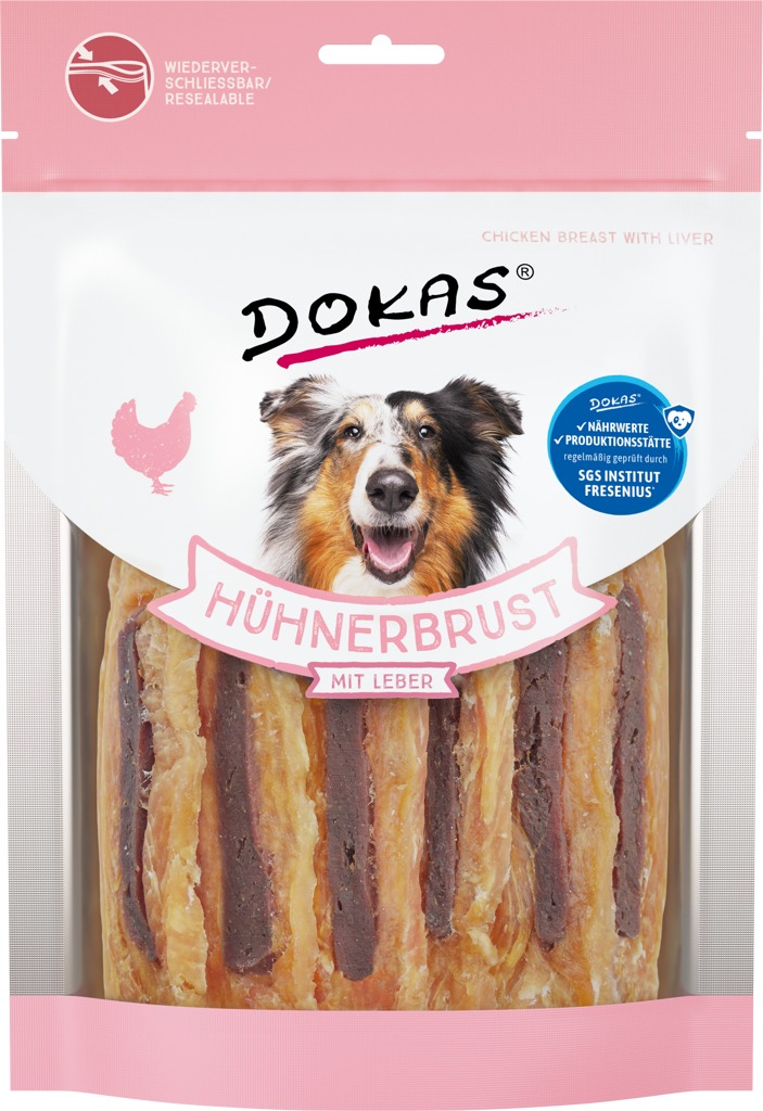 Dokas Kuracie prsia s pečeňou 220 g