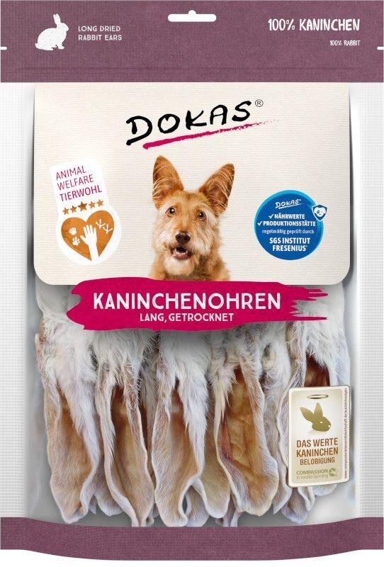 Dokas Králičie uši so srsťou dlhé 180 g