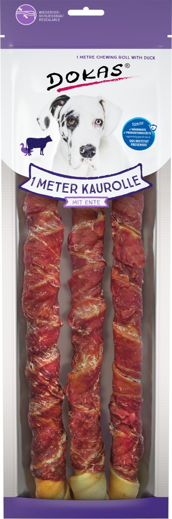 Dokas Tyčinky z hovädzej kože obalené kačacím 315 g