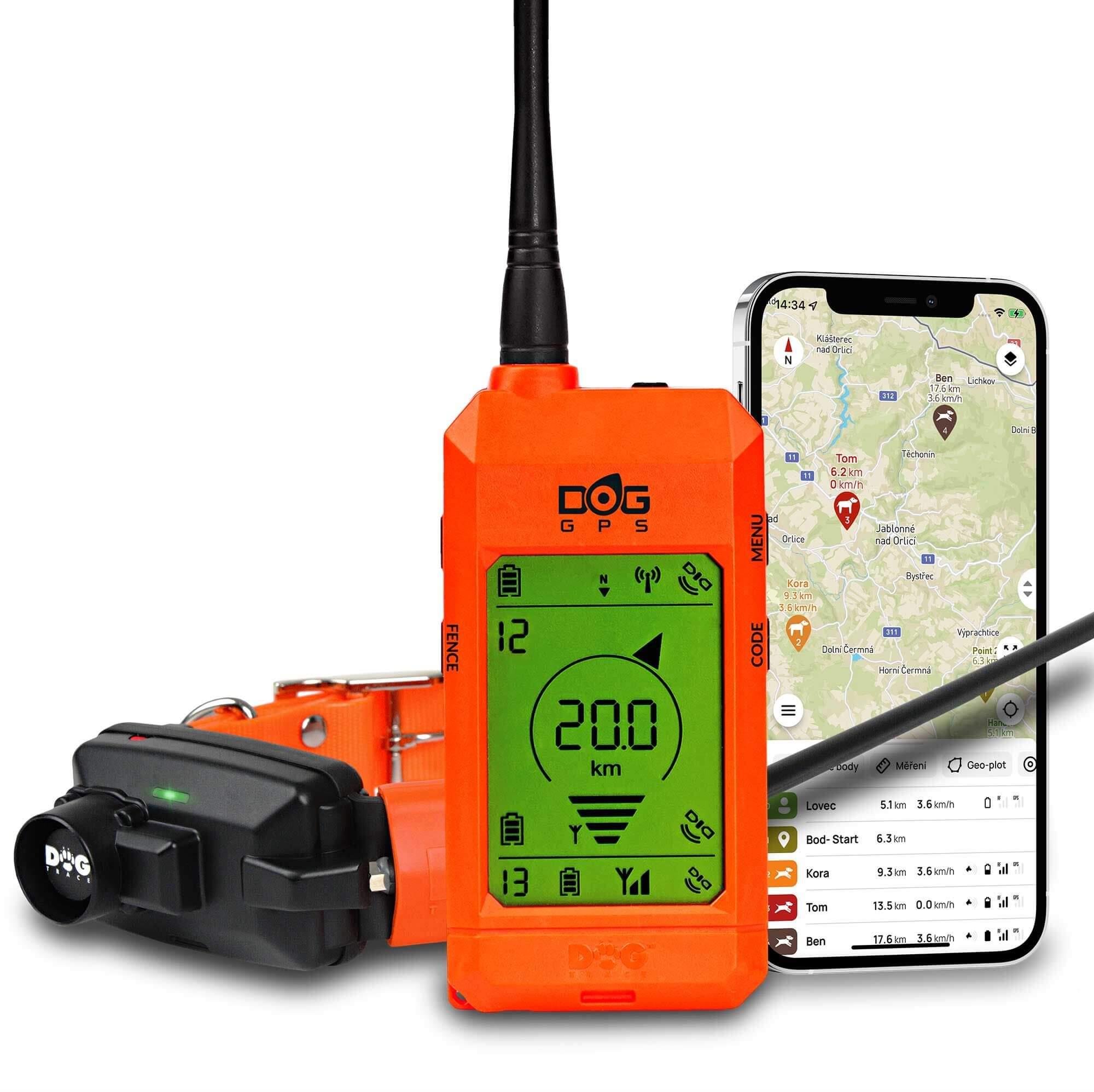 Dogtrace Vyhľadávacie zariadenie so zvukovým lokátorom pre psov DOG GPS X30B