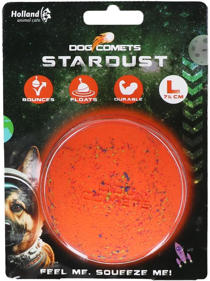 Dog Comets Stardust plávajúca lopta oranžová L/7,5 cm