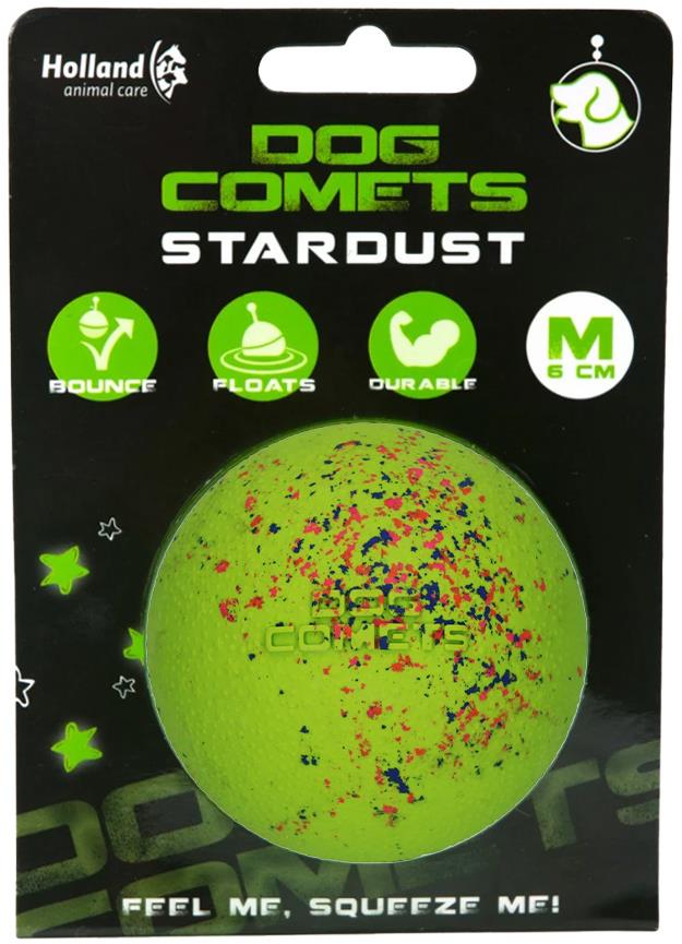 Dog Comets Stardust plávajúca lopta zelená M/6 cm