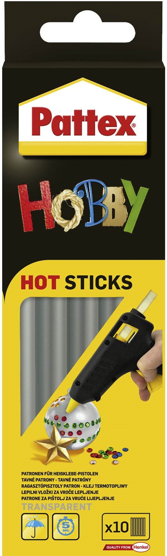 PATTEX Hobby Hot Sticks 11 mm/10 ks