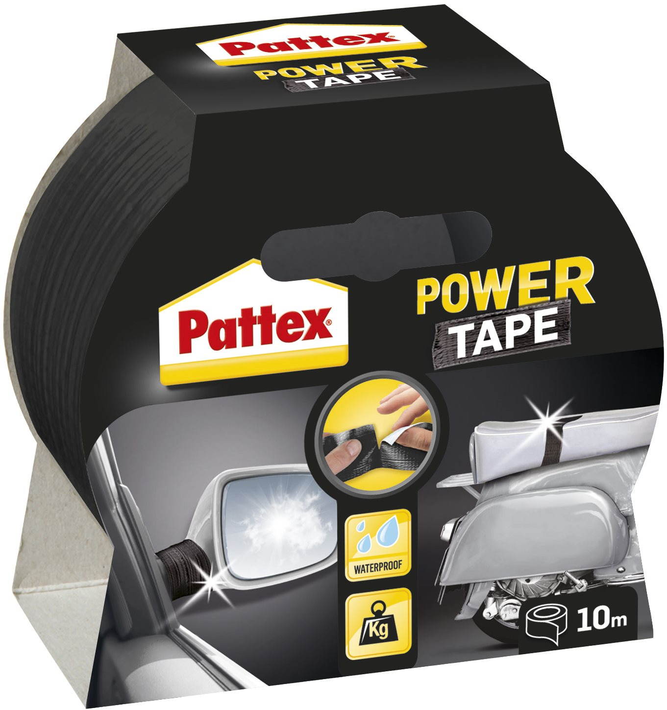 Pattex Power tape, čierna, 10 m