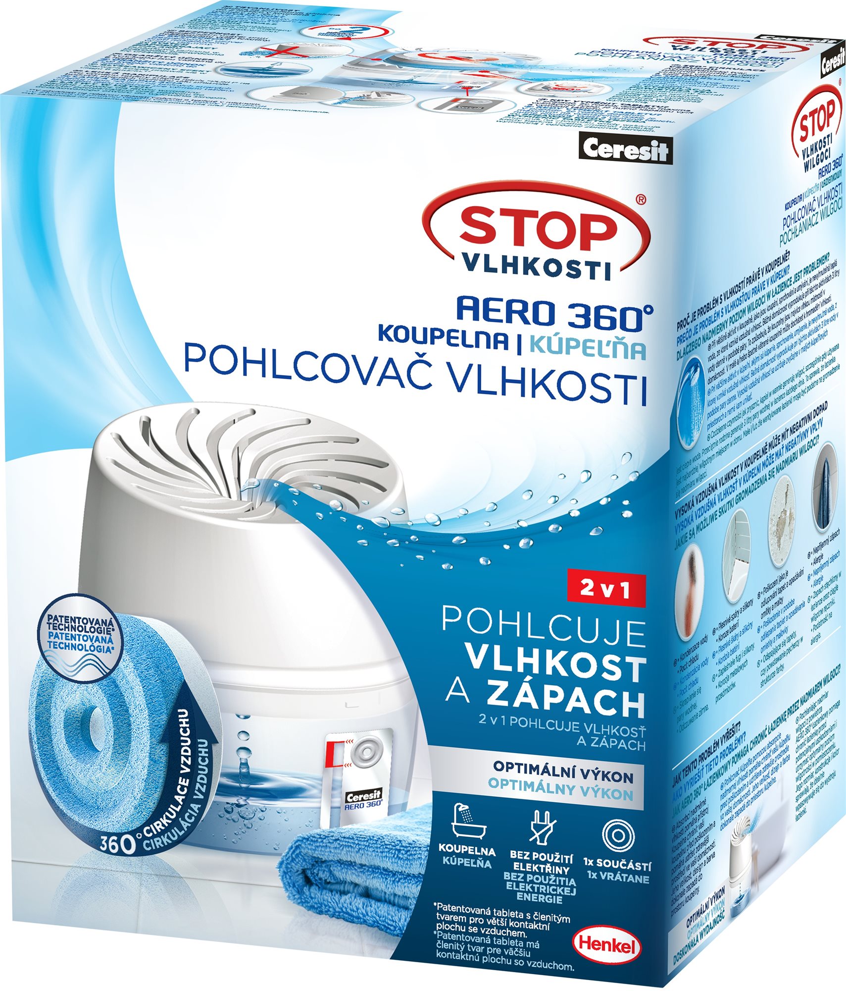STOP VLHKOSTI AERO 360° kúpeľňa 450 g