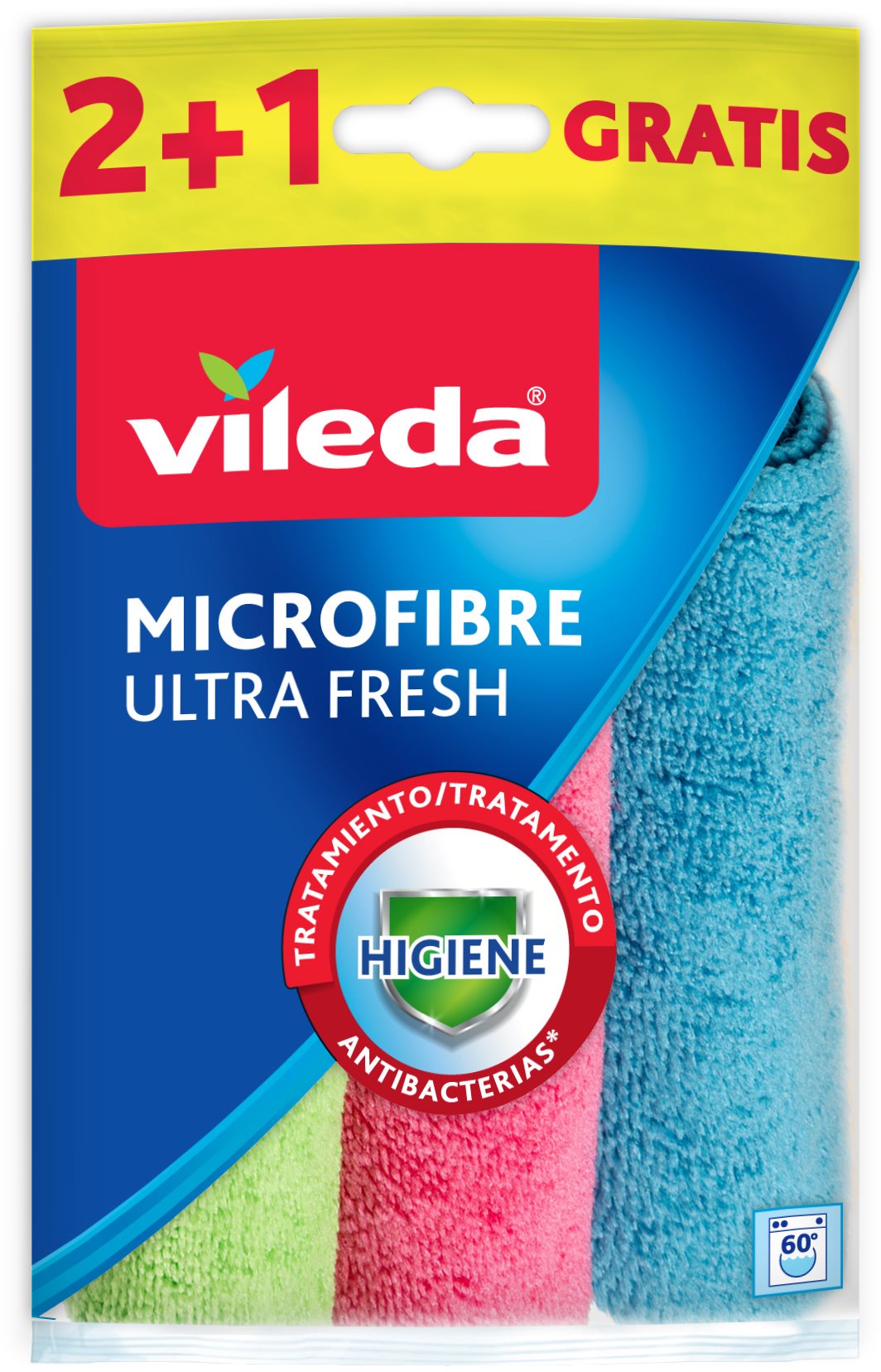 VILEDA Ultra Fresh, mikrohandrička, 2+1 ks
