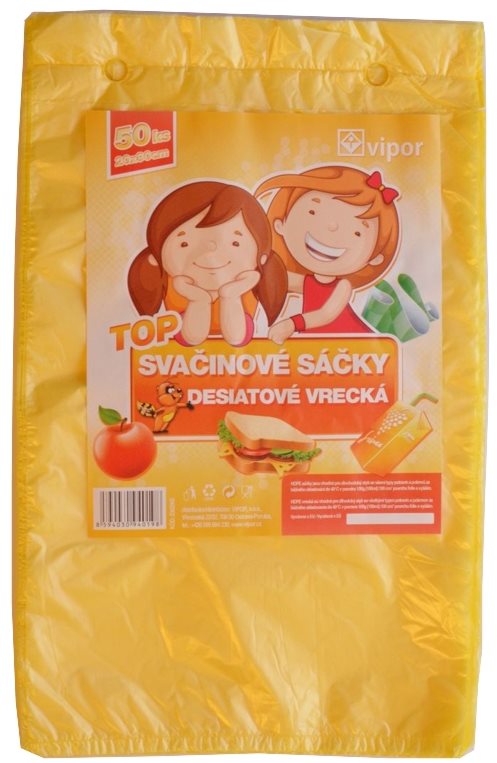 VIPOR HDPE Top 20× 30 cm, 50 ks, žlté