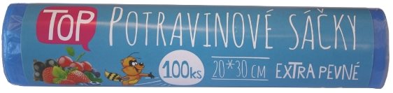 VIPOR Top, extra pevné, 20 × 30 cm, 100 ks, modré