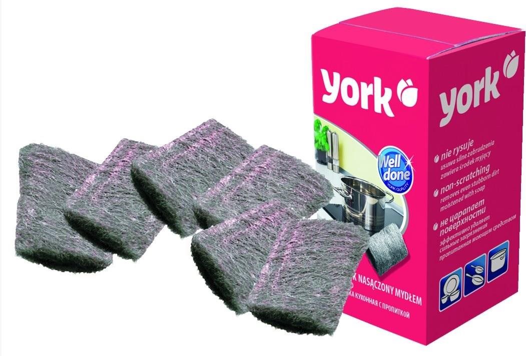 YORK drôtenka so saponátom 6 ks