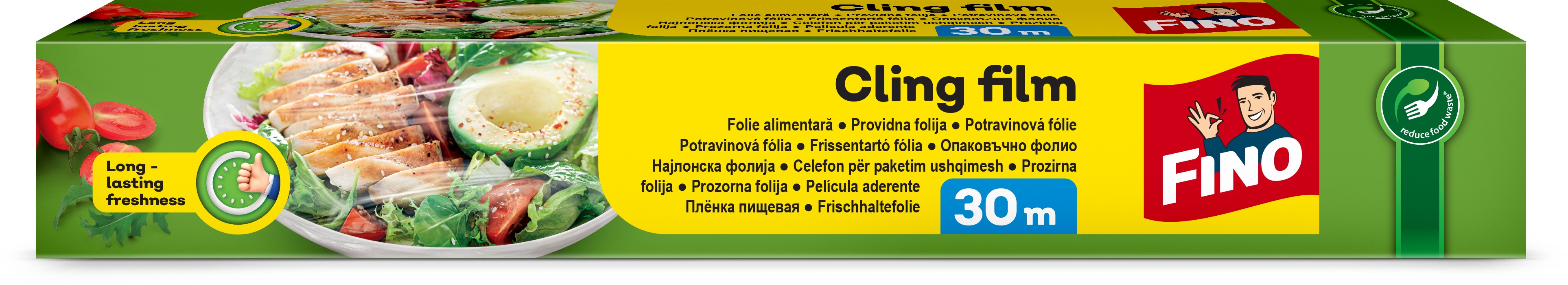 FINO Potravinová fólia 30 m, 9 mikrónov