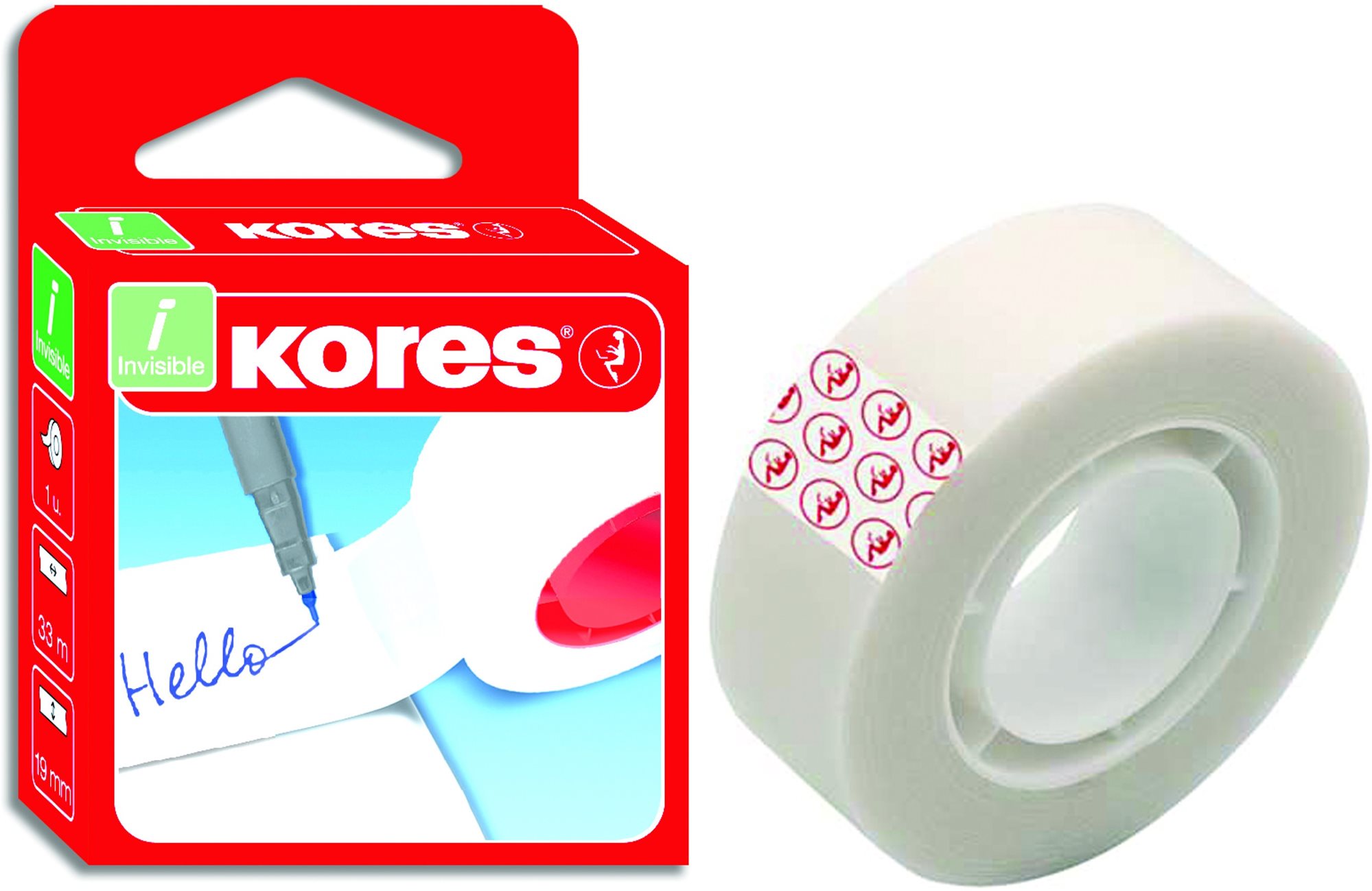 KORES Invisible 33 m × 19 mm