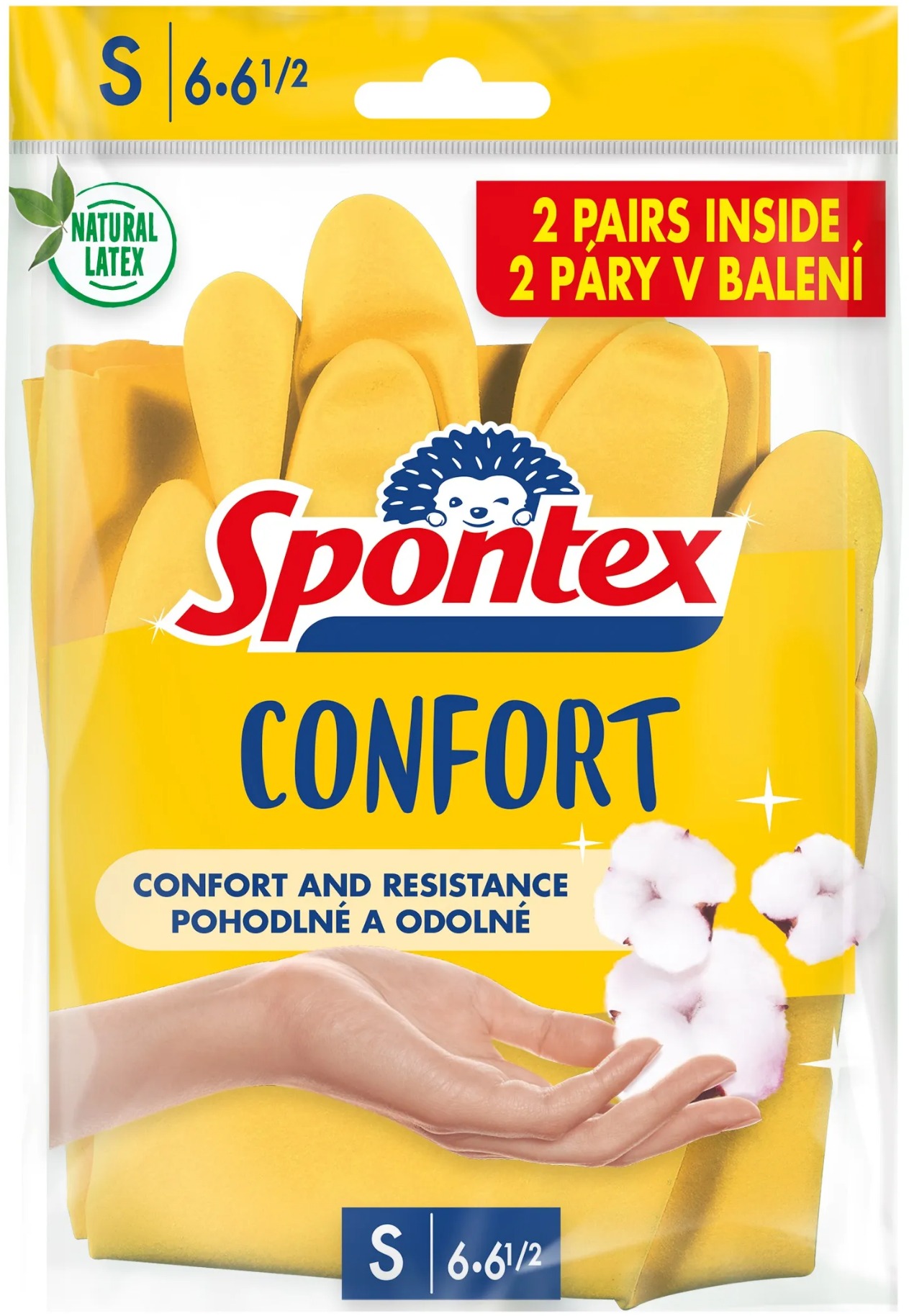 SPONTEX Comfort veľkosť S, 2 páry