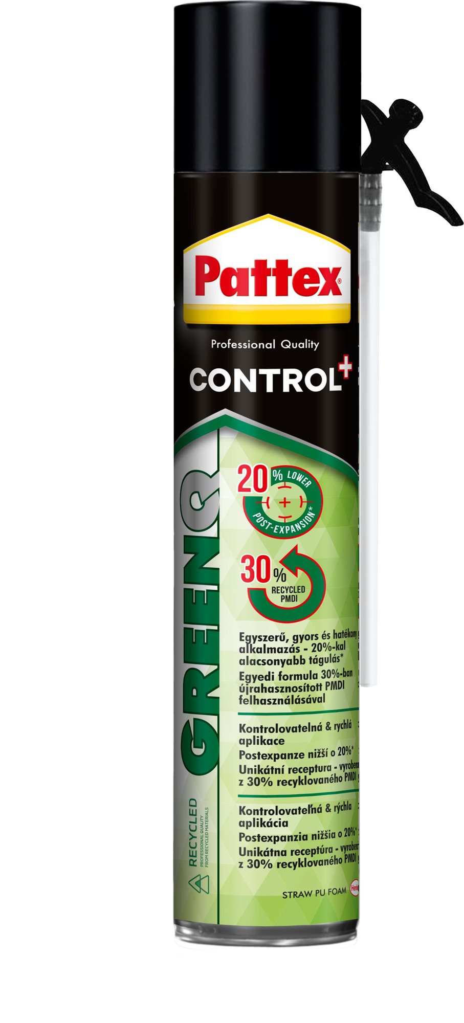 PATTEX GreenQ rúrková EKO PU pena 750 ml