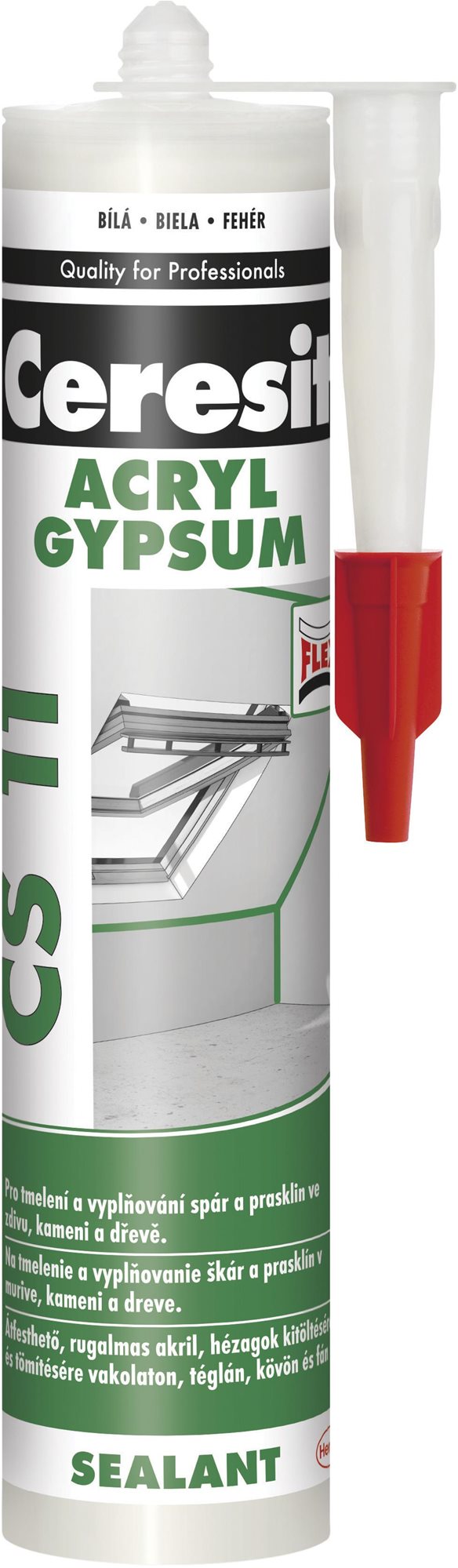 CERESIT CS 11 Acryl biely, 300 ml