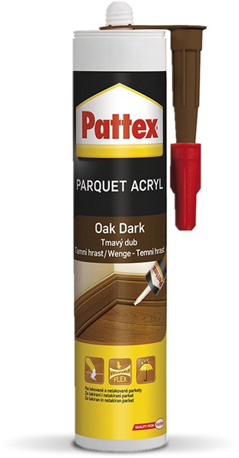 PATTEX Parket, tmel, tmavý dub, 310 ml
