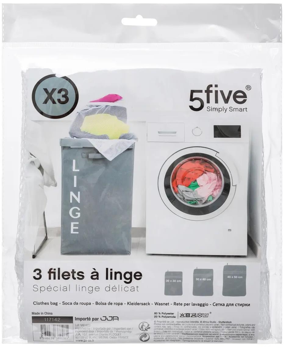 5Five súprava jemných pracích sietí 3 ks